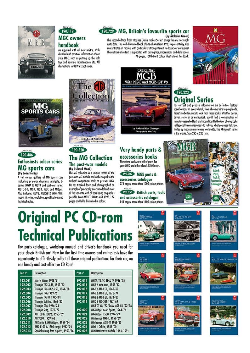 MGC 1967-1969 - Books | Webshop Anglo Parts - 1