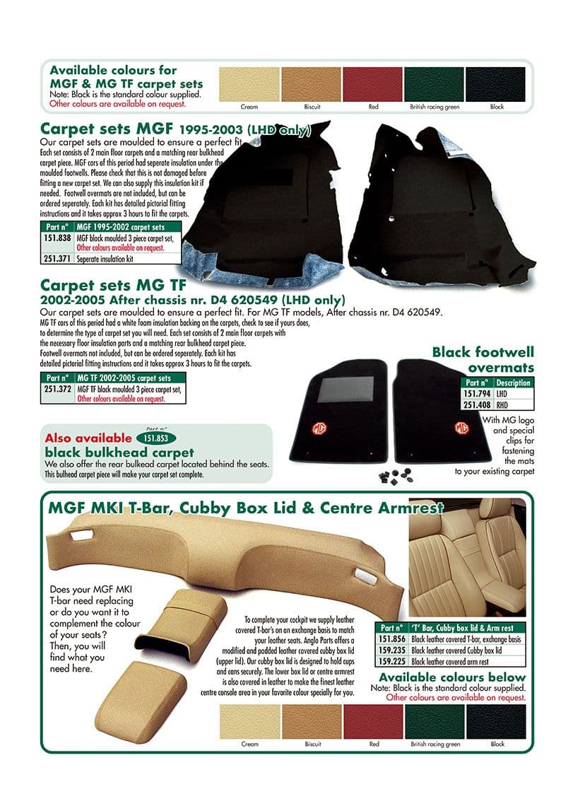 Mats, carpets & trim - Carpets & insulation - Interior - Land Rover Defender 90-110 1984-2006 - Mats, carpets & trim - 1