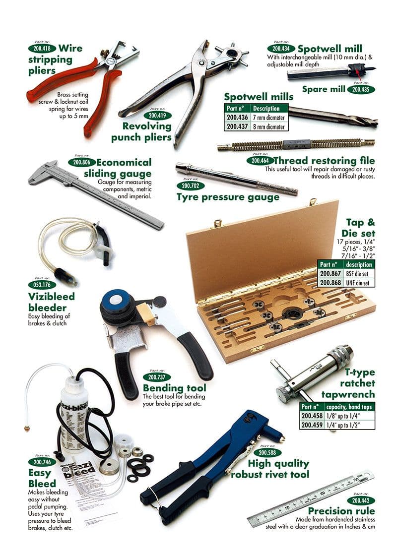 Tools - Workshop & Tools - Maintenance & storage - Morris Minor 1956-1971 - Tools - 1