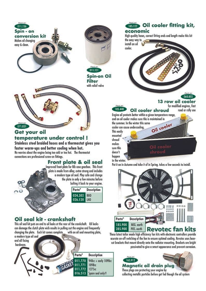 Engine & power tuning 3 - Oil cooler - Engine cooling - MGTC 1945-1949 - Engine & power tuning 3 - 1