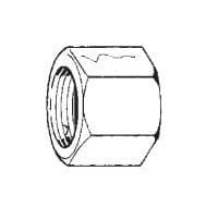 1/4BSP BRASS UNION NUT - FUEL | Webshop Anglo Parts