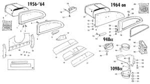 Deska rozdzielcza & komponenty - Morris Minor 1956-1971 - Morris Minor części zamienne - Dashboard
