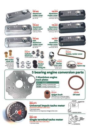 Motor tuning - MGB 1962-1980 - MG reserveonderdelen - Rocker covers