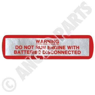 WARNING DO NOT RUN | Webshop Anglo Parts