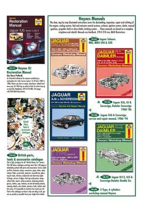 Cataloghi - Jaguar MKII, 240-340 / Daimler V8 1959-'69 - Jaguar-Daimler ricambi - Manuals