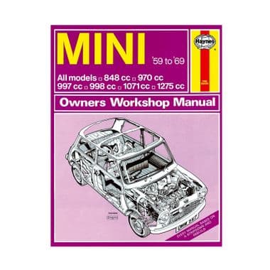 HAYNES WORKSHOP MANUAL : MINI (1959-1969) - Mini 1969-2000