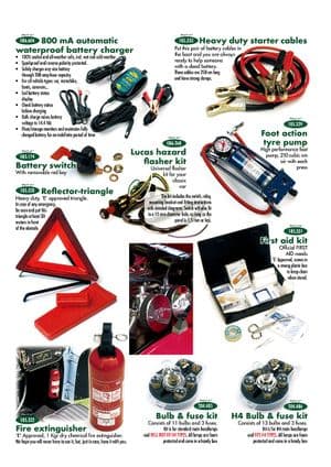 Safety parts - Austin-Healey Sprite 1958-1964 - Austin-Healey spare parts - Practical accessories