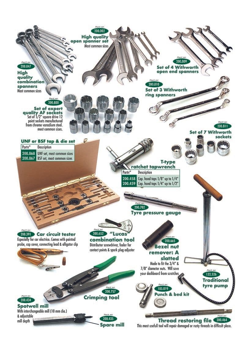 Tools 2 - Werkplaats & gereedschap - Onderhoud & opslag - Morris Minor 1956-1971 - Tools 2 - 1