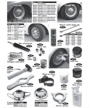Steel wheels & fittings - Jaguar E-type 3.8 - 4.2 - 5.3 V12 1961-1974 - Jaguar-Daimler spare parts - Wheels