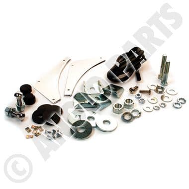 BUMPER FXGS.KIT-MGB REAR-ANGLO | Webshop Anglo Parts