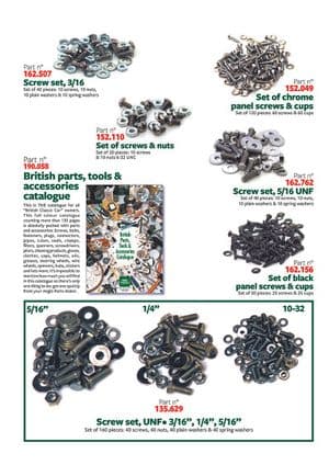 taller y herramientas - Mini 1969-2000 - Mini piezas de repuesto - Screw kits