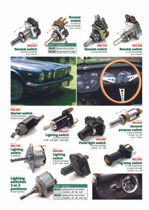 Switches, horns & knobs - British Parts, Tools & Accessories - British Parts, Tools & Accessories spare parts - Switches