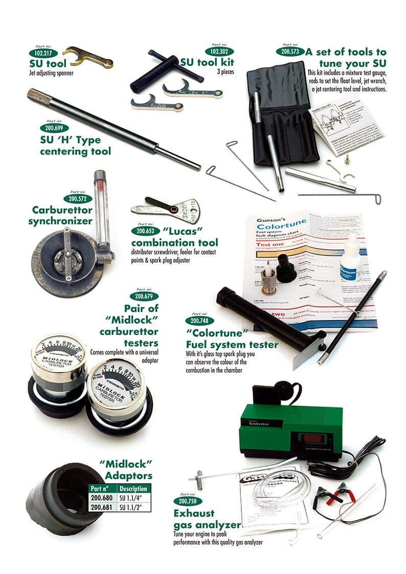 Carburettor Tools - Workshop & Tools - Maintenance & storage - MG Midget 1964-80 - Carburettor Tools - 1