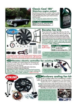 Engine koeling upgrade - Austin-Healey Sprite 1958-1964 - Austin-Healey reserveonderdelen - Cooling improvements