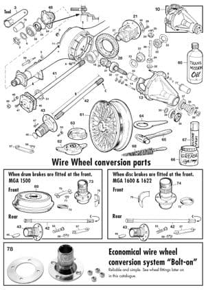 Rear axle | Webshop Anglo Parts