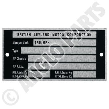 BL CHASSIS PLATE | Webshop Anglo Parts