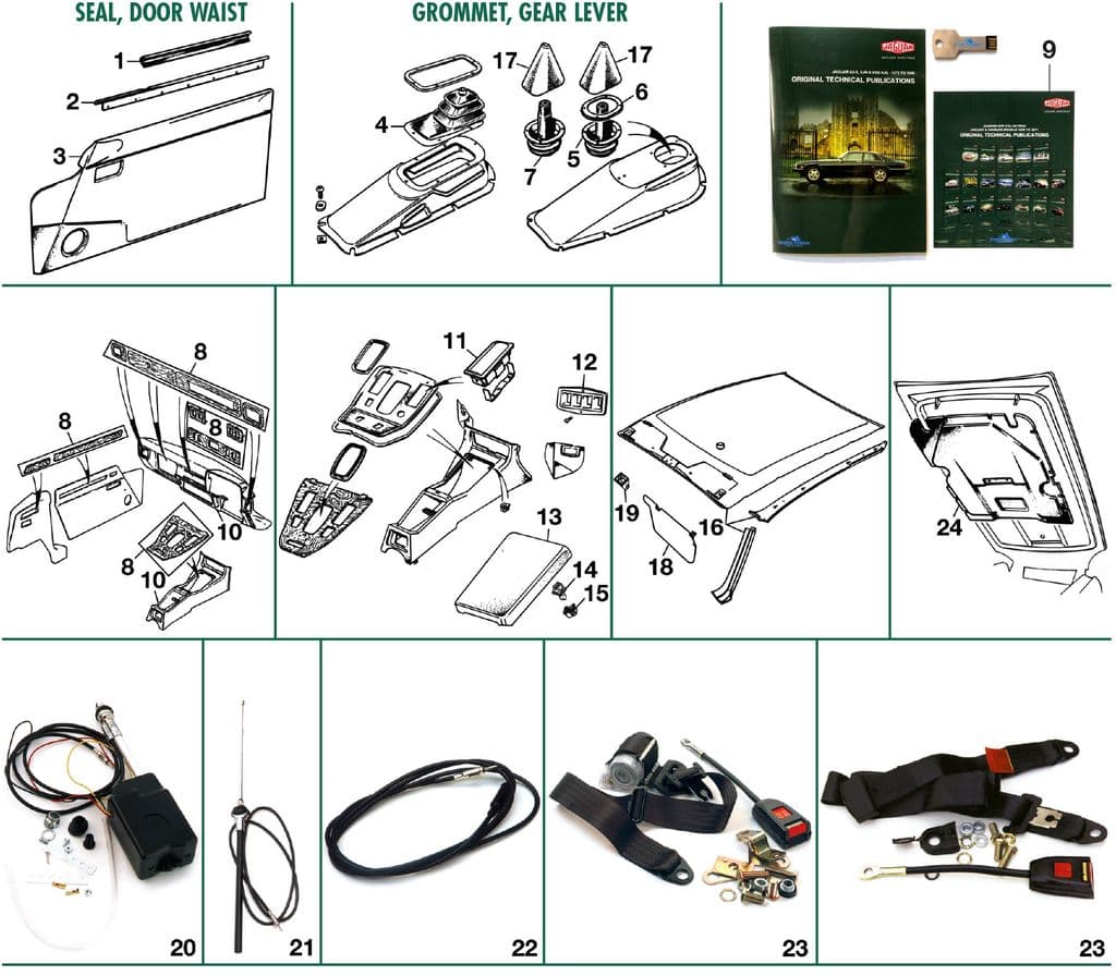 Jaguar XJS - Speaker panels & Grills | Webshop Anglo Parts - Interior parts - 1