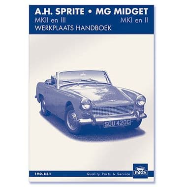 WERKPLAATS HANDBOEK / AH SPITE/MG MIDGET - MG Midget 1964-80
