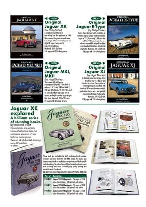 Książki - Jaguar XK120-140-150 1949-1961 - Jaguar-Daimler części zamienne - Books