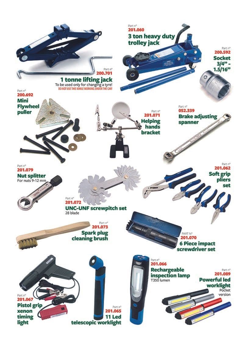 Workshop tools - Workshop & Tools - Maintenance & storage - MGF-TF 1996-2005 - Workshop tools - 1
