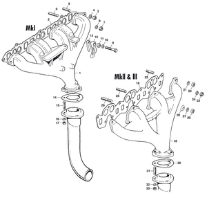 Exhaust manifold | Webshop Anglo Parts