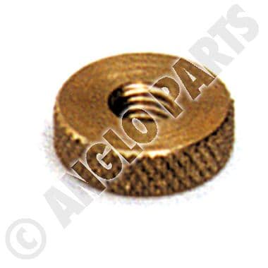 GAUGE THUMB NUT-BRASS 1/2OD | Webshop Anglo Parts