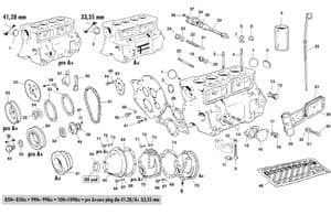 External engine - Mini 1969-2000 - Mini 予備部品 - Engine parts 850-1098cc