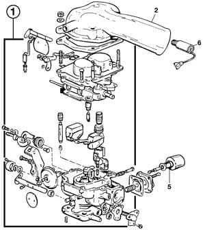 Fuel pipes - Land Rover Defender 90-110 1984-2006 - Land Rover spare parts - Carburettors 2.25 & 2.5