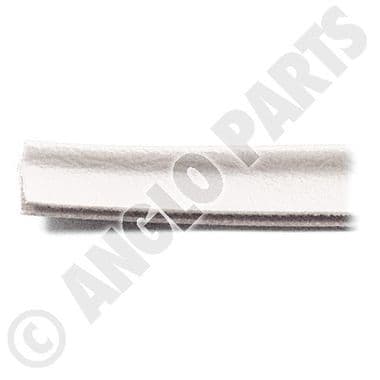 PIPING, LEATHER CLOTCH, 3MM, WHITE (PRICE PER METER) - British Parts, Tools & Accessories