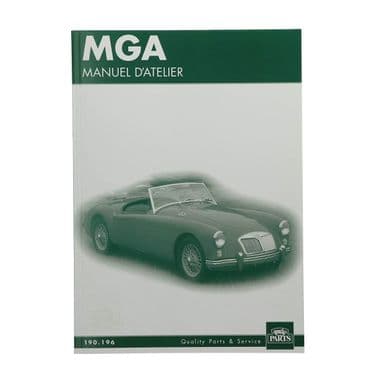 MANUEL D'ATELIER / MGA - MGA 1955-1962 | Webshop Anglo Parts