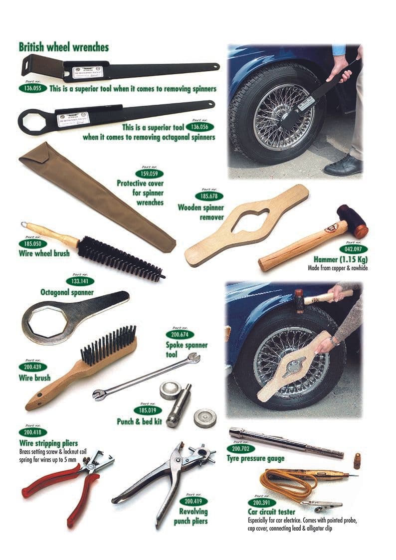 Tools 2 - Warsztat & Narzędzia - Konserwacja & przechowywanie - Jaguar MKII, 240-340 / Daimler V8 1959-'69 - Tools 2 - 1