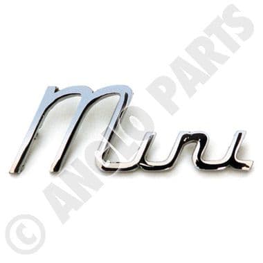 SCRIPT MINI BADGE / MINI - Mini 1969-2000
