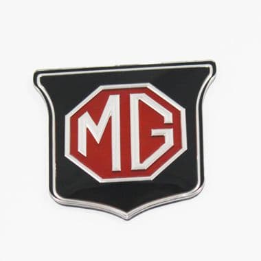 BADGE, BLACK & RED / MG | Webshop Anglo Parts
