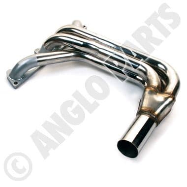 MANIFOLD, 4 INTO 1 EXTRACTOR, STAINLESS STEEL, TR2-4 - Triumph TR2-3-3A-4-4A 1953-1967