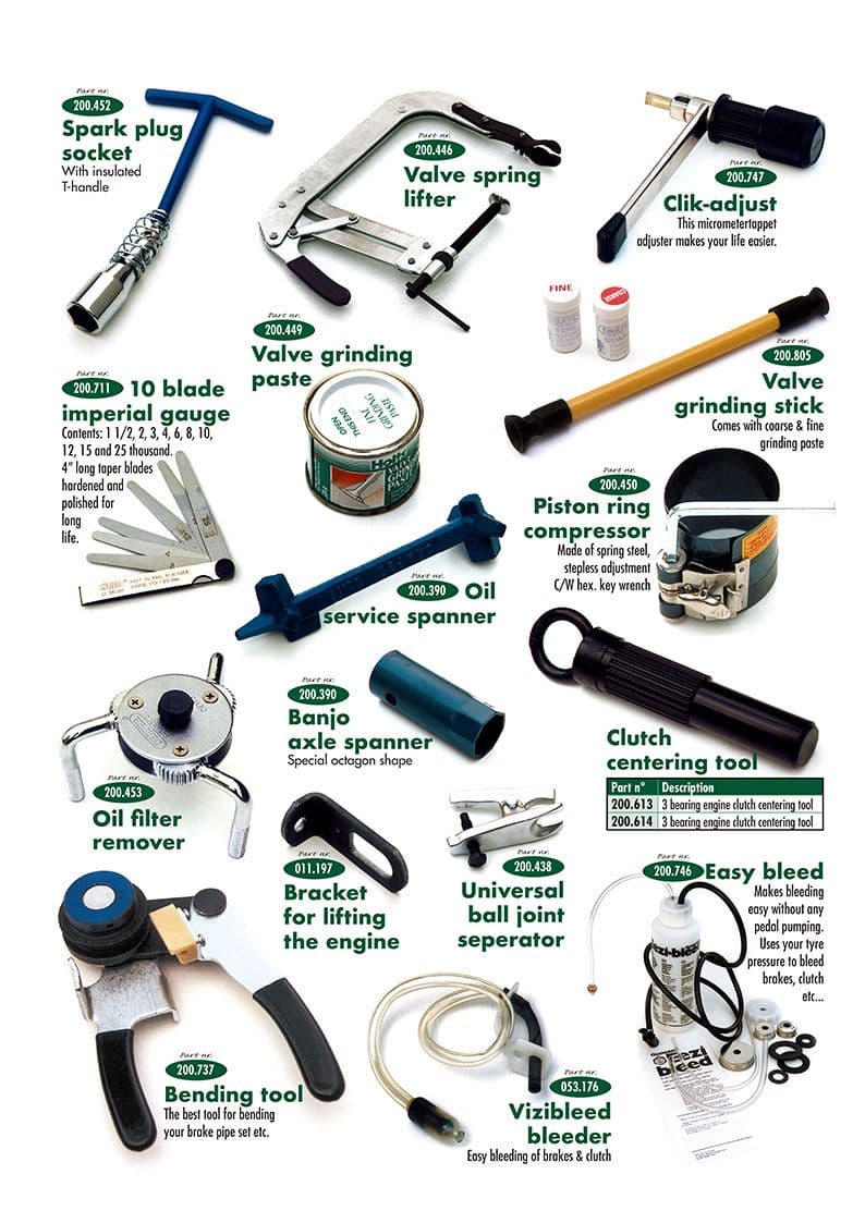 MGA 1955-1962 - General tools | Webshop Anglo Parts - Tools - 1