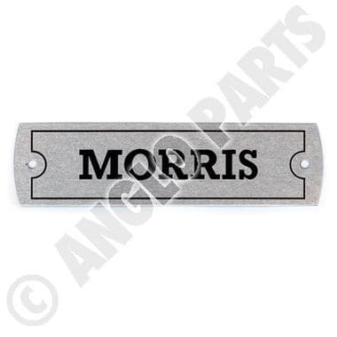 PLATE, LABEL, ROCKER COVER / MORRIS - Morris Minor 1956-1971