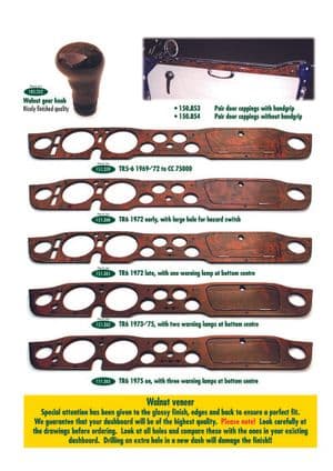 Dashboard wood | Webshop Anglo Parts