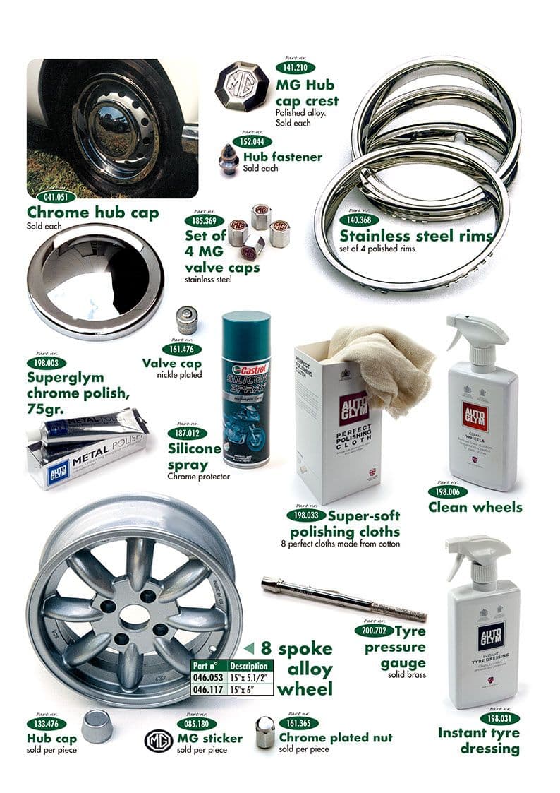 Wheels & maintenance - Car wheels - Car wheels, suspension & steering - MGA 1955-1962 - Wheels & maintenance - 1
