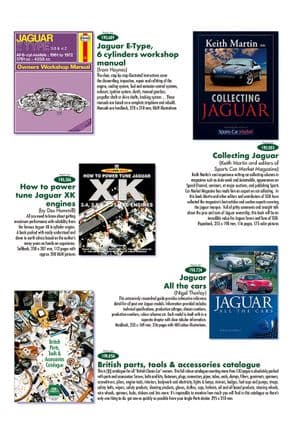 Katalog - Jaguar E-type 3.8 - 4.2 - 5.3 V12 1961-1974 - Jaguar-Daimler reservdelar - Books history & workshop