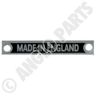 BADGE, MADE IN ENGLAND | Webshop Anglo Parts