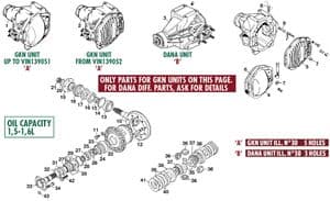 Mechanizm różnicowy i tylna oś - Jaguar XJS - Jaguar-Daimler części zamienne - Differential