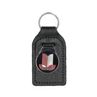 KEY FOB / TRIUMPH RED-WHITE - 185.206 | Webshop Anglo Parts