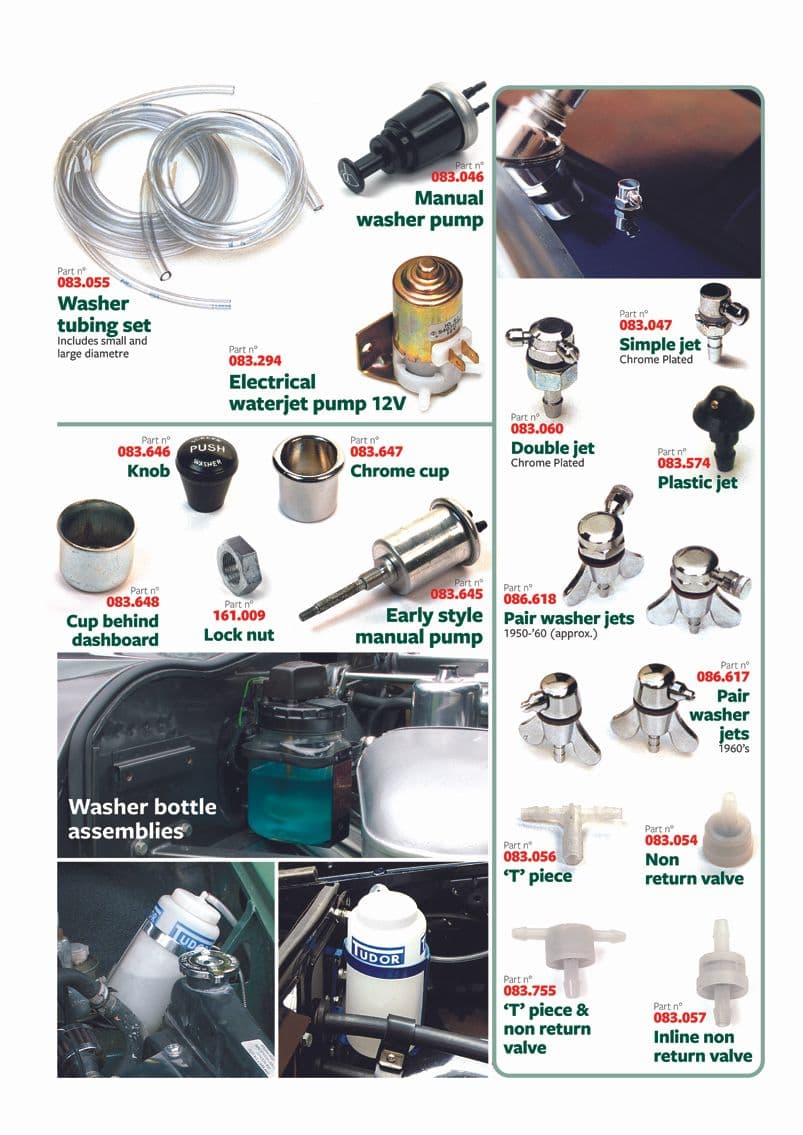 British Parts, Tools & Accessories - Wiper nozzles - Washer jets & pumps - 1