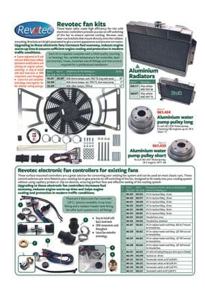 radiadores - MGB 1962-1980 - MG piezas de repuesto - Cooling upgrade