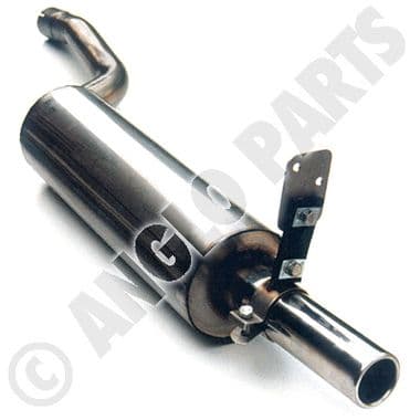 EXHAUST SYSTEM, SPORT, STAINLESS STEEL / MGA - MGA 1955-1962