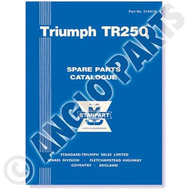PARTS CAT.TR250 h/co - Triumph TR5-250-6 1967-'76
