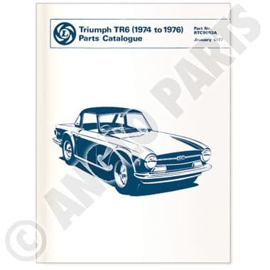 PARTS CAT.TR6,1974-6 - Triumph TR5-250-6 1967-'76