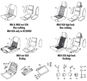 Seats MKI-MKII | Webshop Anglo Parts