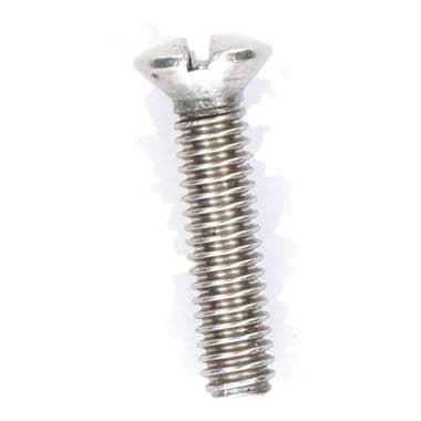 R'CSK SLOT.STEEL SCREW CHROME | Webshop Anglo Parts