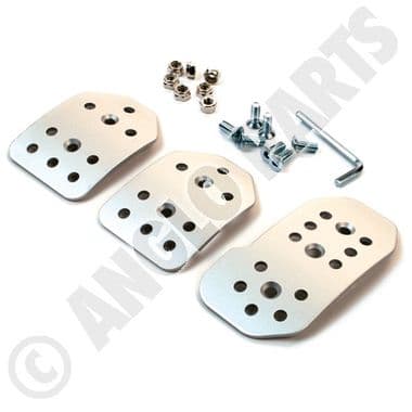 RACE ALLOY PADS (SET OF 3) / MINI, MGB | Webshop Anglo Parts